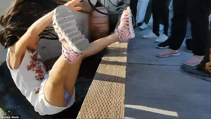 加拿大史提夫斯顿港海狮瞬间将小女孩拖入水中