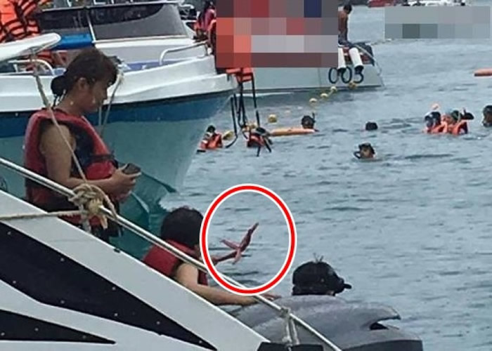 旅客的行为惹来不少当地网民批评。