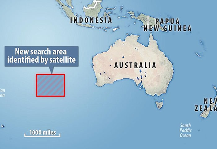 失联马航MH370搜寻新进展:澳洲科学机构卫星照片显示印度洋海域发现人造残骸