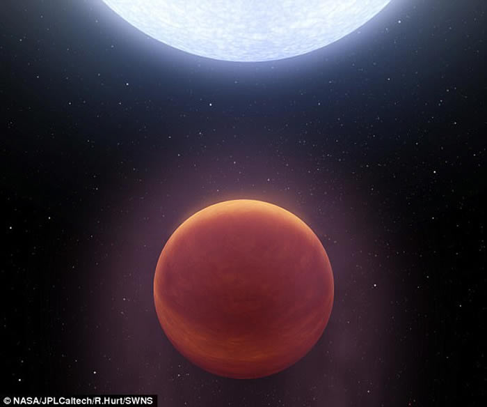 天文学家发现表面温度最高的系外行星KELT-9b 高达摄氏4300度