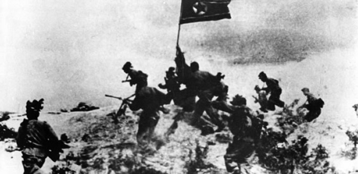 朝鲜战争初期,韩国几乎无力抵抗,朝鲜占领了90%的土地。