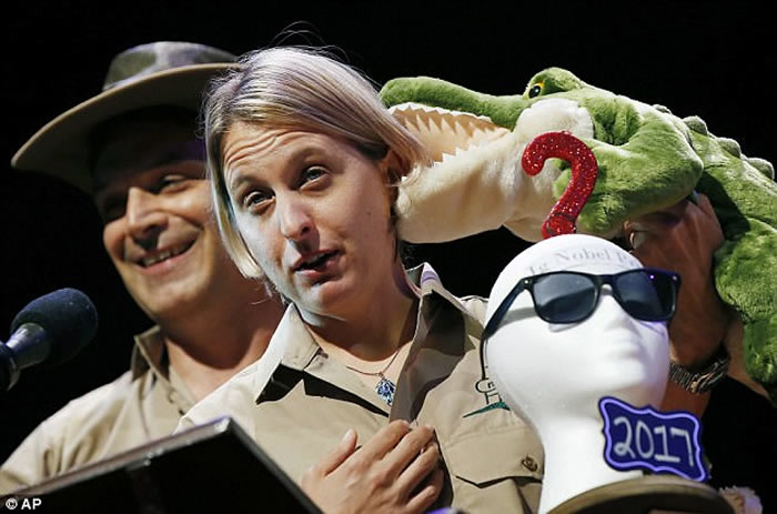 美国哈佛大学举办的2017年第27届搞笑诺贝尔奖得主出炉