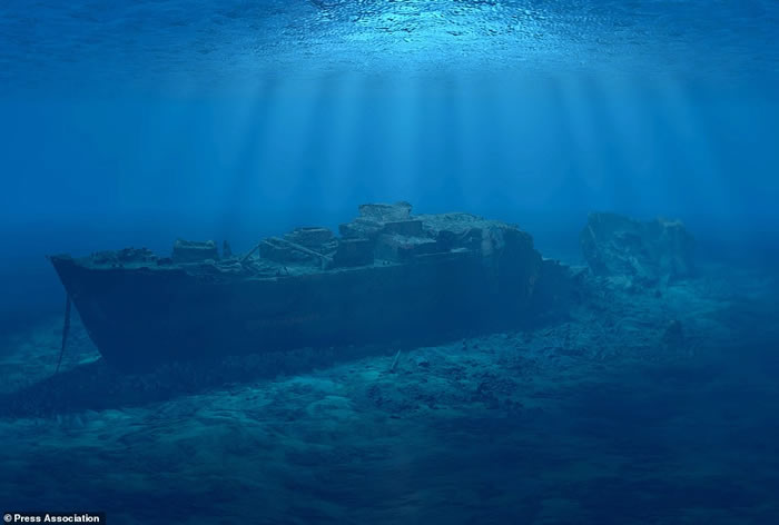 免二战武装商船SS西斯尔戈姆号遭破坏 英国诺丁汉大学的考古学家制3D模型助研究