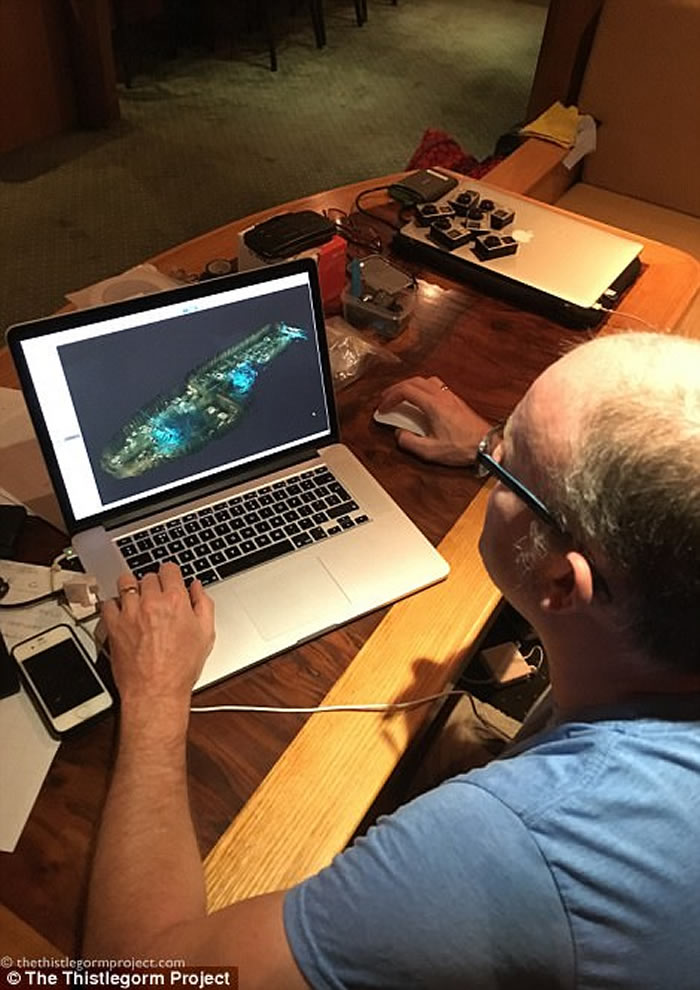 免二战武装商船SS西斯尔戈姆号遭破坏 英国诺丁汉大学的考古学家制3D模型助研究