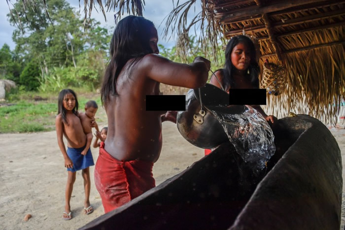 原住民享受城市人奢求的一口清甜天然水。