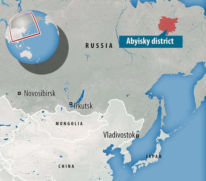 俄罗斯西伯利亚雅库特永冻层中发现数万年前的小穴狮遗骸