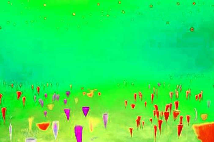 蓝田生物群生态复原图