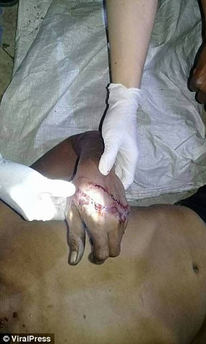 泰国宋卡府男子抓到大蟒蛇放进玻璃瓶里 2天后再次打开时被缠颈窒息而死