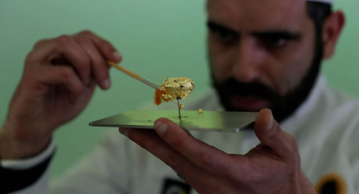 葡萄牙国际巧克力节展示世界上最贵的糖果 价格7728欧元