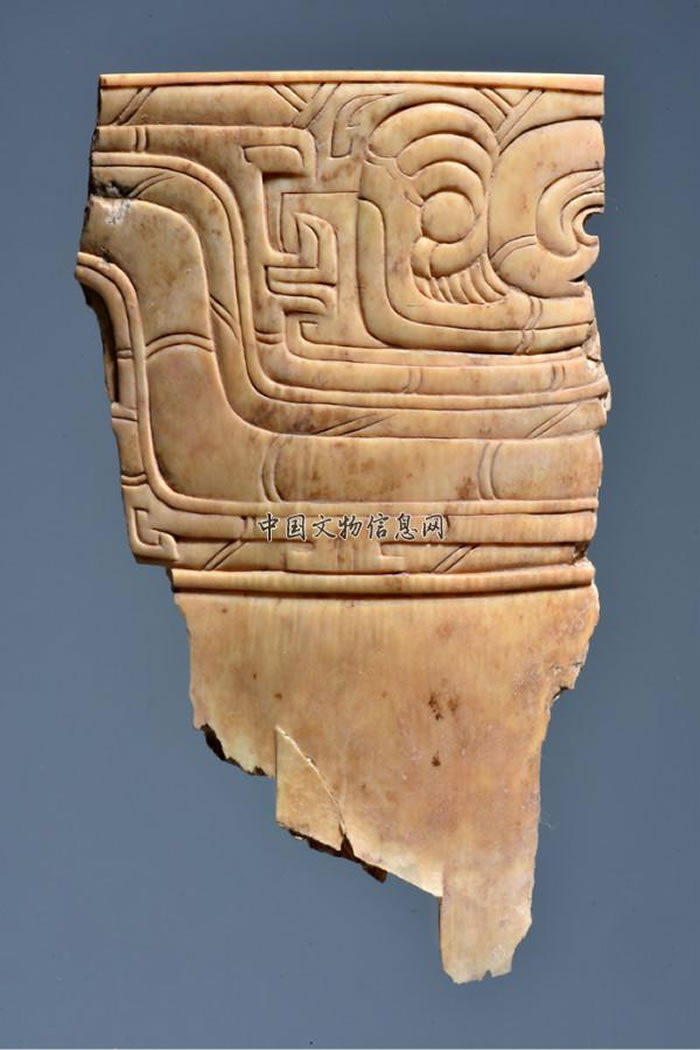 宁夏彭阳姚河塬遗址兽面纹象牙杯
