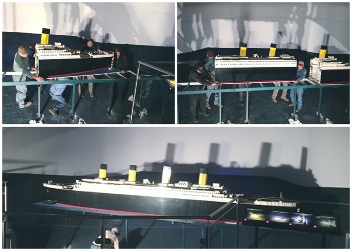 模型需拆成多部分运送至美国。