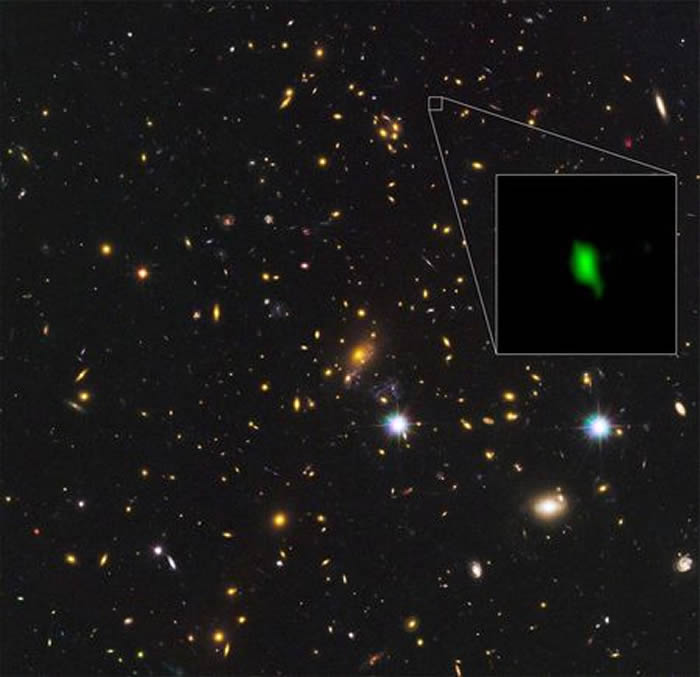 遥远星系MACS1149-JD1发现氧元素