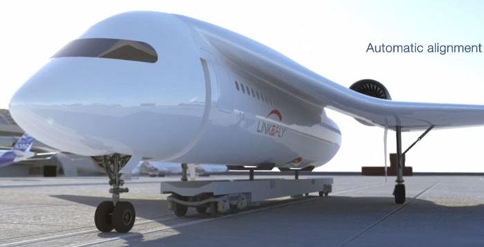 飞机+火车:法国阿卡技术公司公布“Link & Fly”飞行列车设计