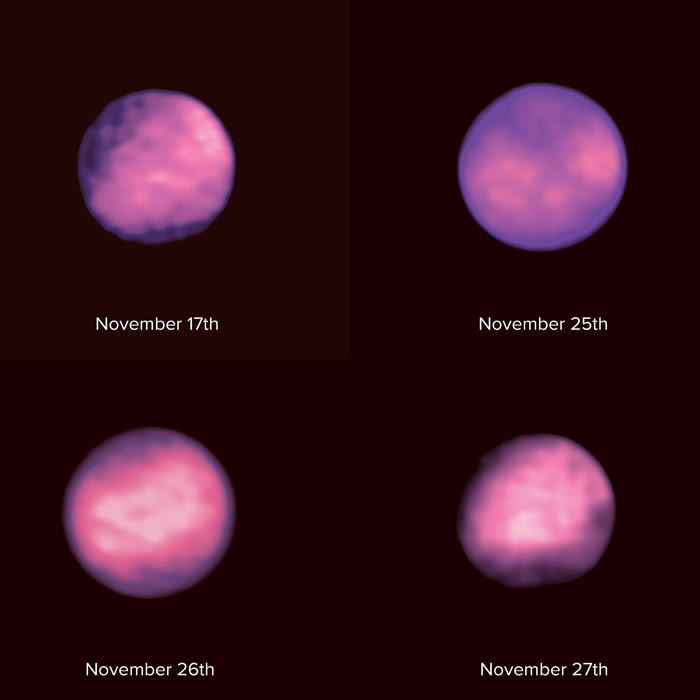 《天文学杂志》:天文学家制作木卫二“欧罗巴”的温度分布图