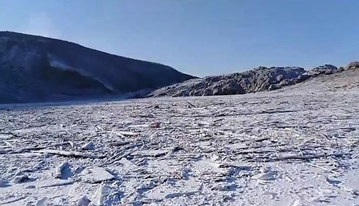 俄罗斯哈巴罗夫斯克边疆区大型陨石坠落遮断了布列亚河河床?