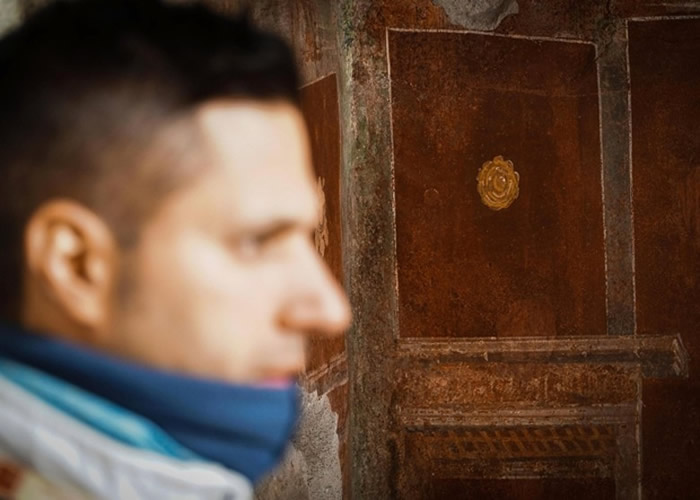 意大利庞贝古城遗址供角斗士训练的因暴雨坍塌的房间重开