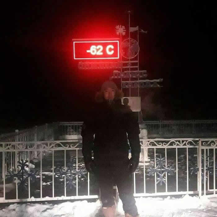 世界上最寒冷的地方:俄罗斯西伯利亚东北部村庄奥伊米亚康零下63度