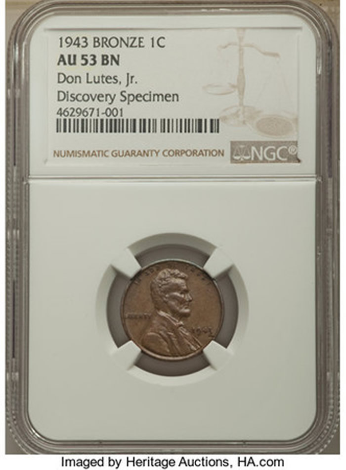 ����16��������ѧУ��������������з���1943�귢���ֿ�ͷ��ͭ�� ��ֵ200����Ԫ