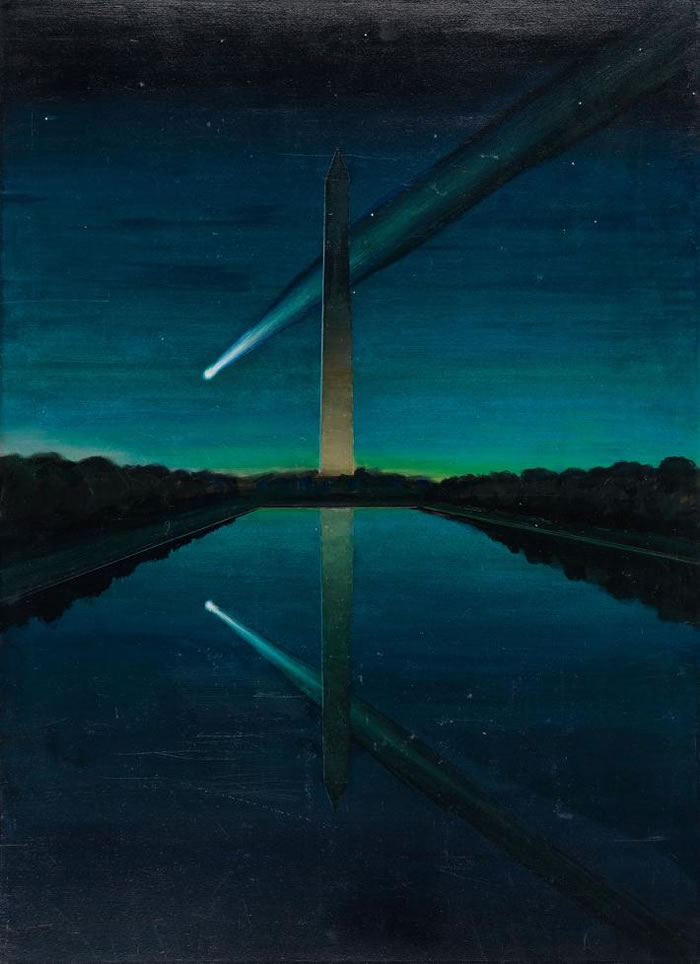 ӵ׳βǣݷʱֻ׸ĻʢټWashington Monument PAINTING BY CHARLES BITTIN