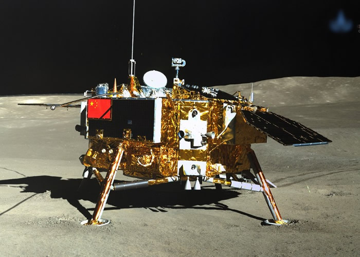 图为嫦娥四号着陆器。