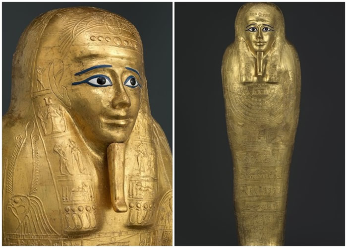 大都会艺术博物馆将会归还这具远古时代的黄金棺木给埃及。