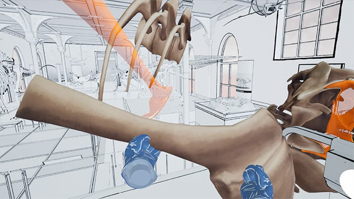 美国自然史博物馆与HTC VIVE首款雷克斯暴龙VR体验《T. rex:Skeleton Crew》