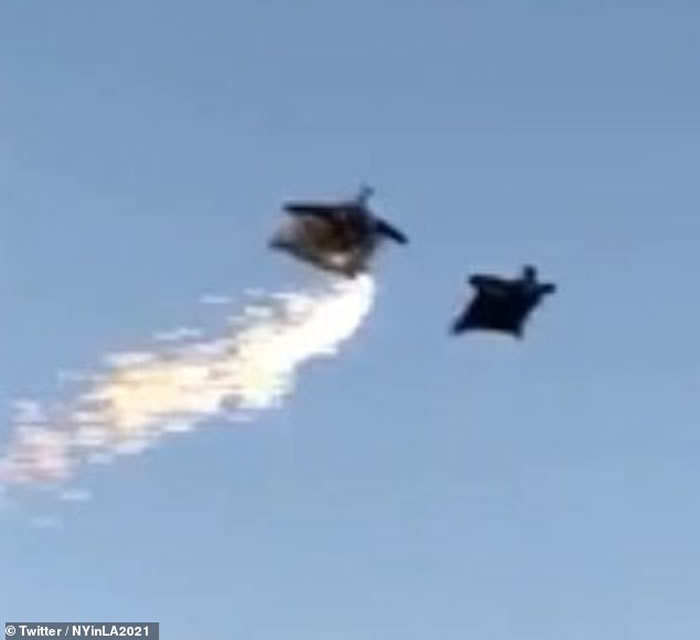 巨大火流星或UFO坠落美国加州洛杉矶市中心?警方回应......