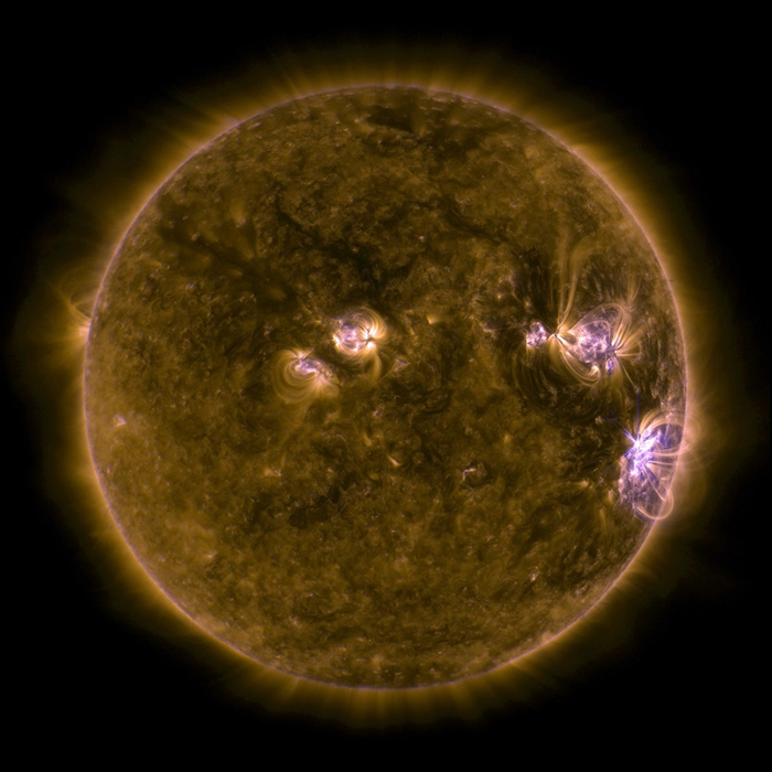 ����Ӱ������������������NASA��̫������ѧ����̨��Solar Dynamics Observatory�����SDO����2017��9���������̫��������Ӱ��
