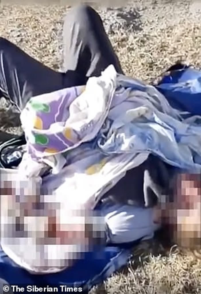 俄罗斯女子参观私人动物园进入围栏内喂食棕熊 左手被啃断