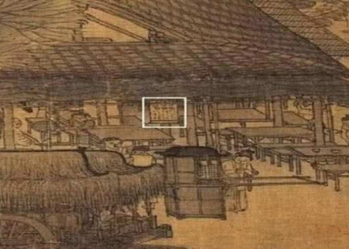 《清明上河图》有餐馆对外公开菜单供客人叫菜。