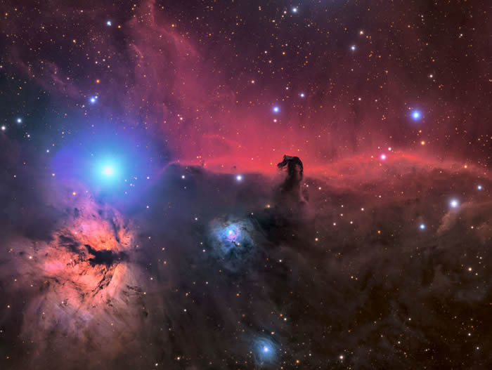 ������ӰʦConnor Matherne����ƷThe Horsehead and Flame Nebula© ��Ƭ: CONNOR MATHERNE/