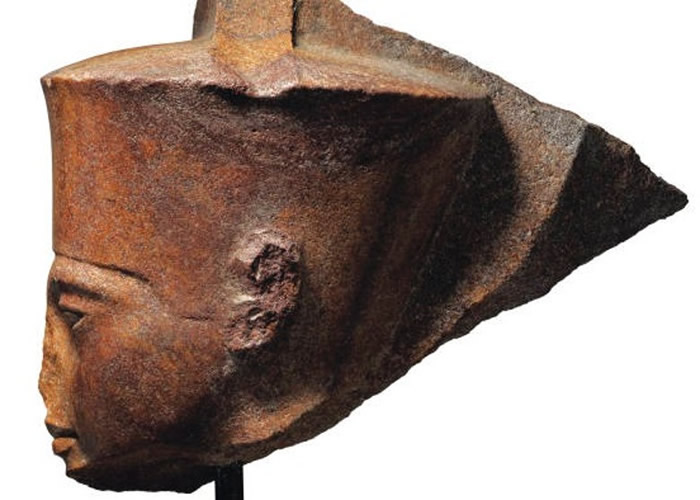 佳士得拍卖行不理埃及反对 将超过3000年历史的法老王图坦卡门石英岩头部雕像拍卖