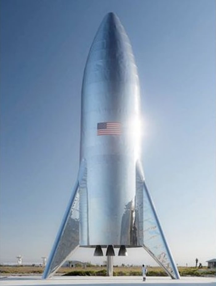 星际飞船是Space X公司新型号的火箭。