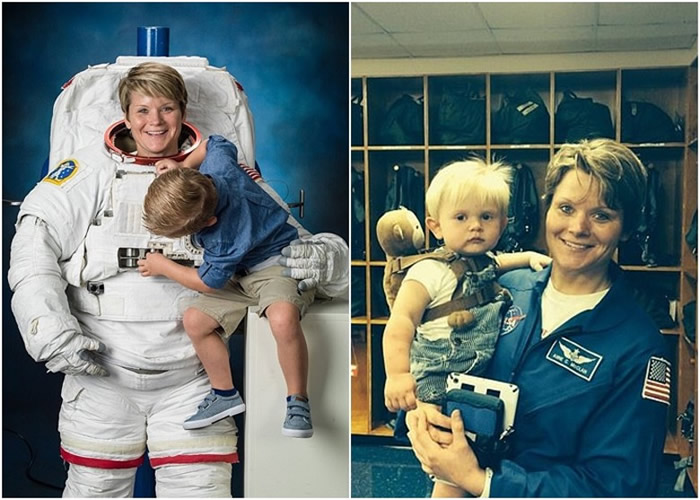 麦克莱恩(左图左及右图右)被指企图抢夺沃登儿子的抚养权。