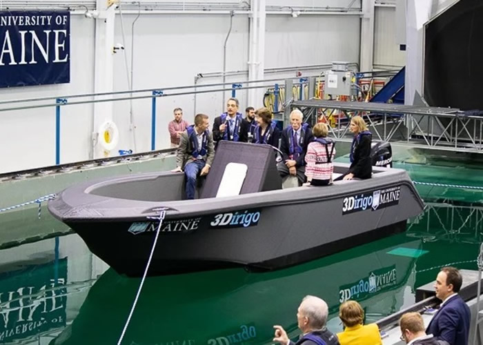 美国缅因大学3D打印出巨型船“3Dirigo” 获吉尼斯世界纪录认证