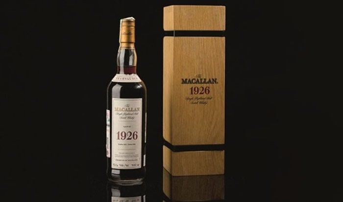 享有“威士忌圣杯”美誉的60年麦卡伦(Macallan)威士忌以创纪录145万英镑售出