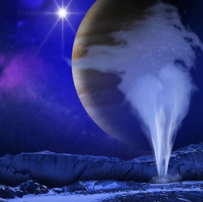 美国航天局戈达德太空研究所的科学家首次确认木星卫星木卫二(欧罗巴)表面存在水汽