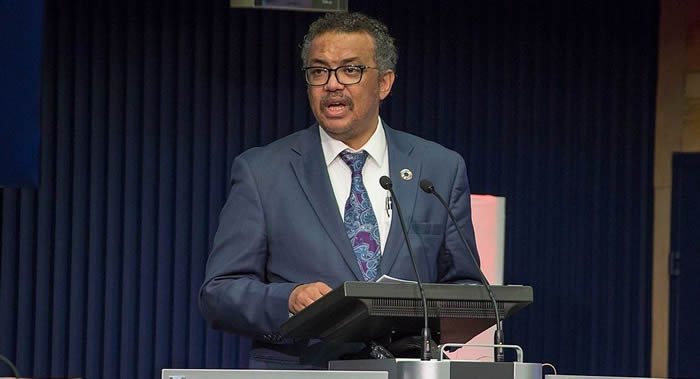 ����������֯�ܸ���̷������Tedros Adhanom Ghebreyesus����ʾ���й���������ȡ���ϴ�ʩ��ֹ���͹�״��������ķ��ױ�����ɢ��