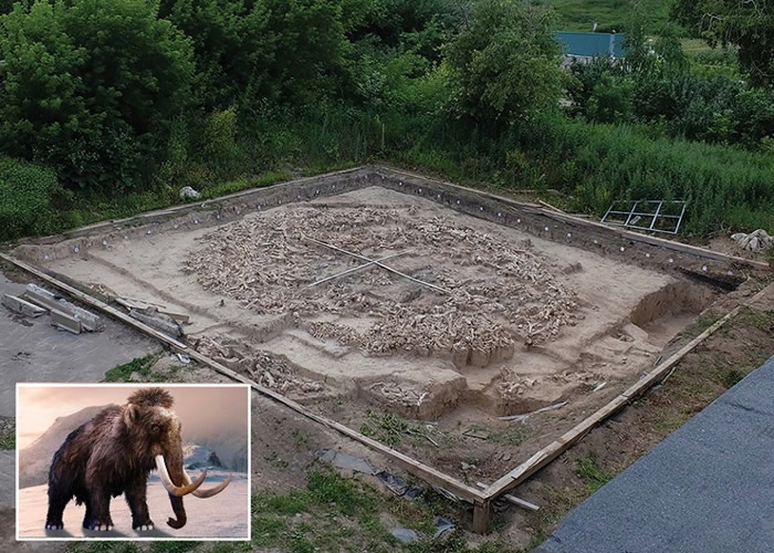 俄罗斯Kostenki 11遗址发现2.5万年前长毛象骨圈　揭人类冰河时期挣扎求存
