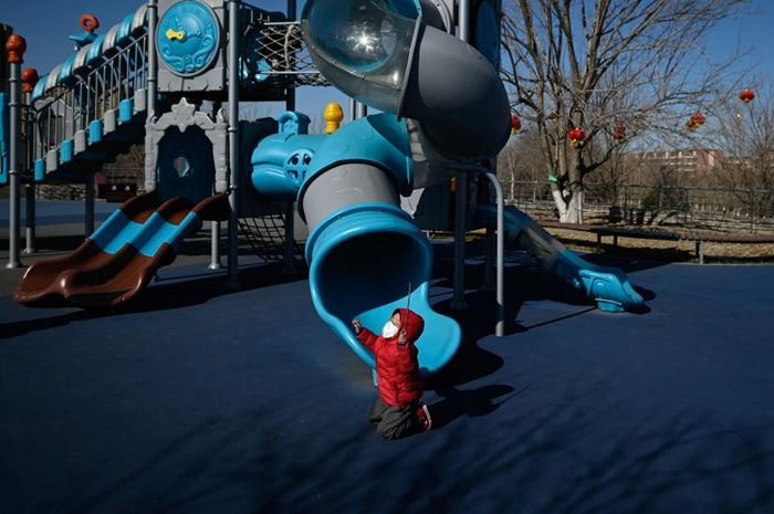 һ�����ſ��ֵ��к����й������ֵ��Ե�һ�����ֳ���ˣ�� PHOTOGRAPH BY STR/AFP VIA GETTY IMAGES