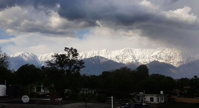 《无聊的熊猫》网站:印度旁遮普省居民30年来首次在四月初看到喜马拉雅山脉