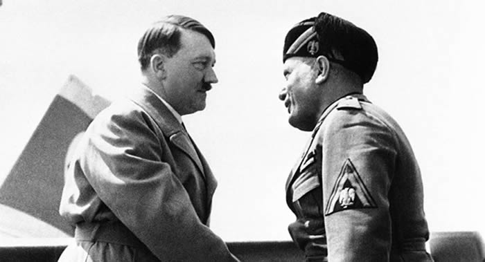 以牙还牙:意大利独裁者墨索里尼枪决后尸体倒挂示众