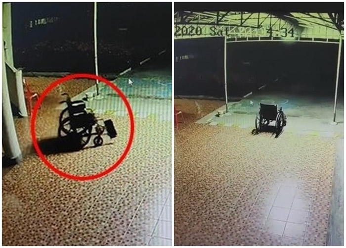 泰国乌隆府医院闹鬼疑云 轮椅半夜自行移动转弯和上小斜坡