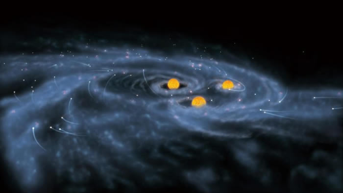 日本国立天文台科学家借助超级计算机 首次在重元素气体云中发现超大质量黑洞“前身”