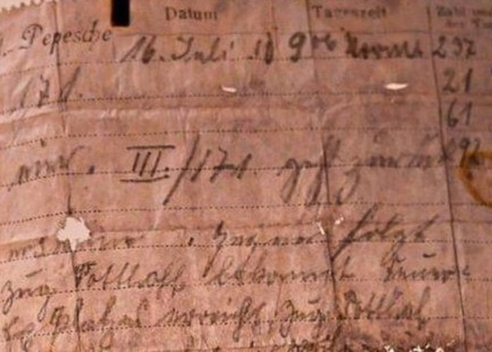 法国夫妇远足发现110年前小胶囊 由第一次世界大战期间德军信鸽传递