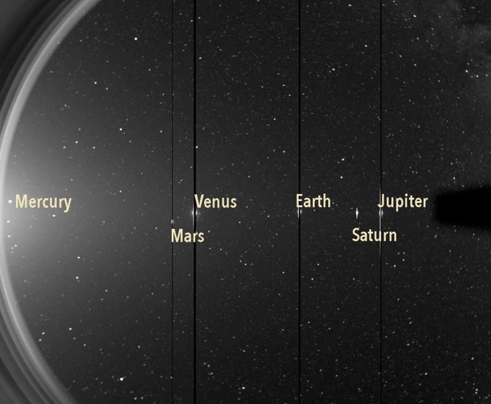太阳观测航天器用不同视角带回独特的太阳系景观