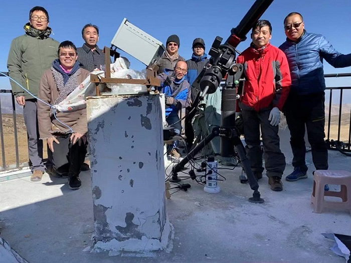 2021年2月27日在观测现场的部分团队成员。