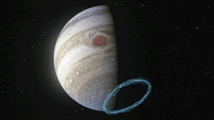 追踪木星两极附近超过900英里/小时的风速