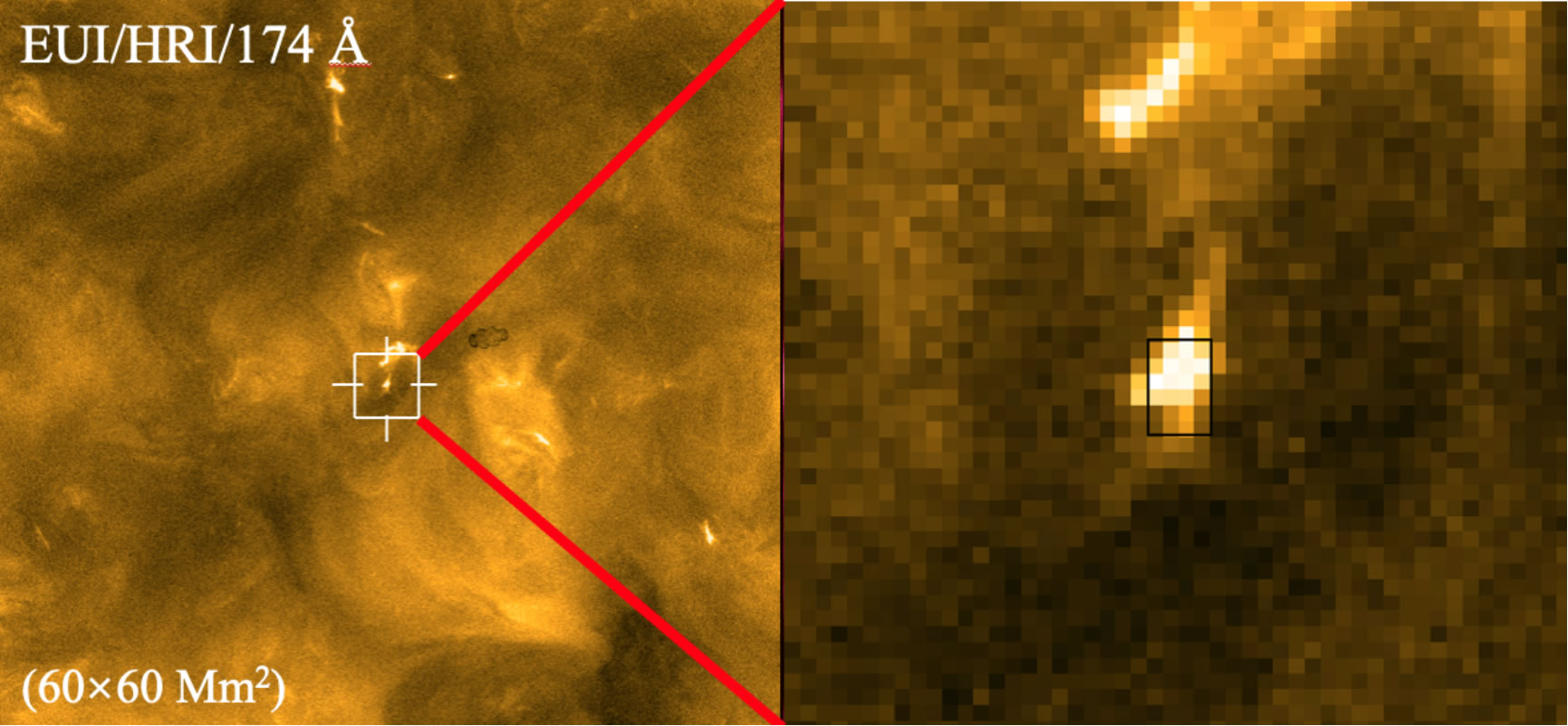 太阳环绕器飞船携带的极紫外成像仪观测到的日冕中的“篝火”（Berghmans et al. 2021, A&A）