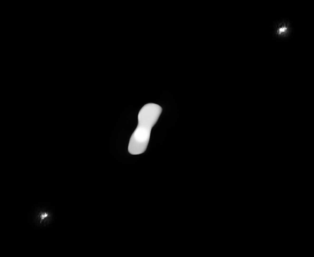 欧洲南方天文台甚大望远镜获得迄今为止小行星Kleopatra最清晰图像